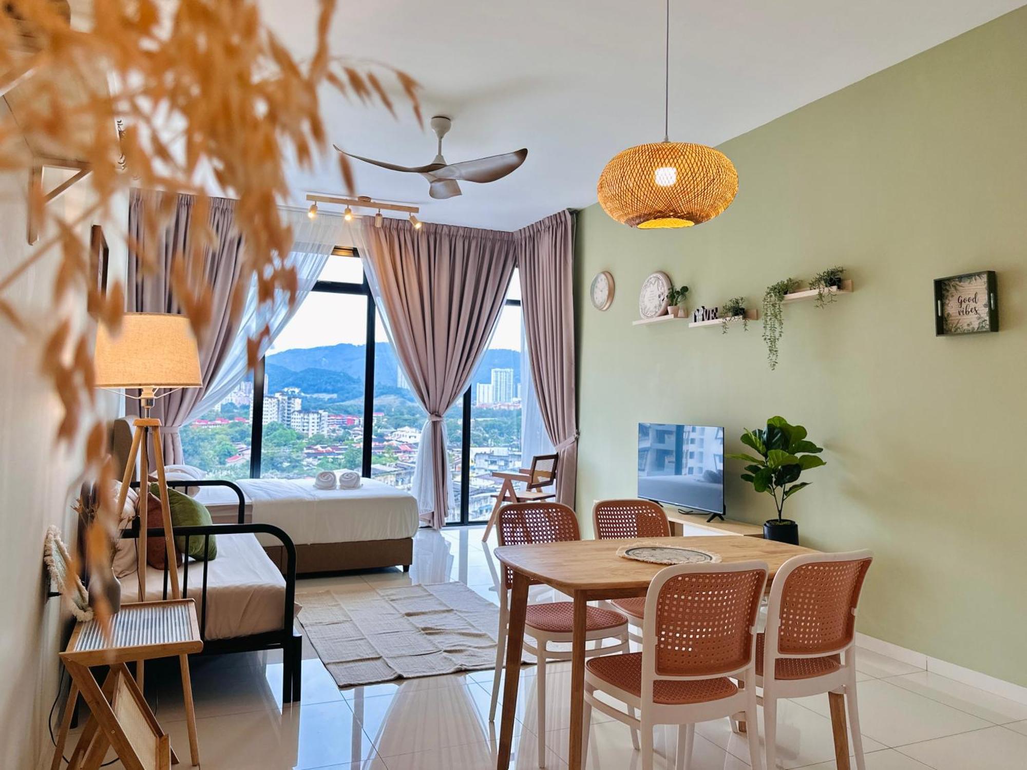 2Br Luxury Rooftop Swimming Pook Homestay@Georgetown@10Pax - 无敌美景两房民宿 Экстерьер фото